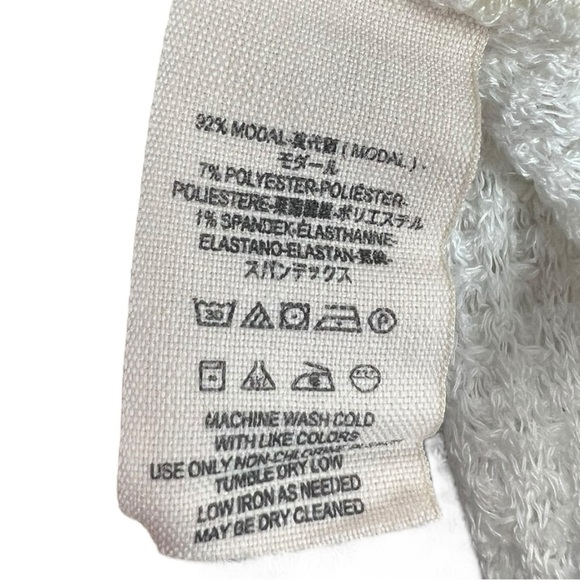 Free People Kate Thermal Top Off The Shoulder In Ivory Size S - Picture 5 of 7